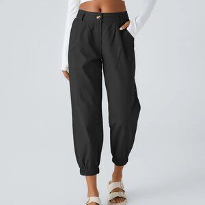 Halara Mid Rise Casual Cotton Joggers with Pockets XL